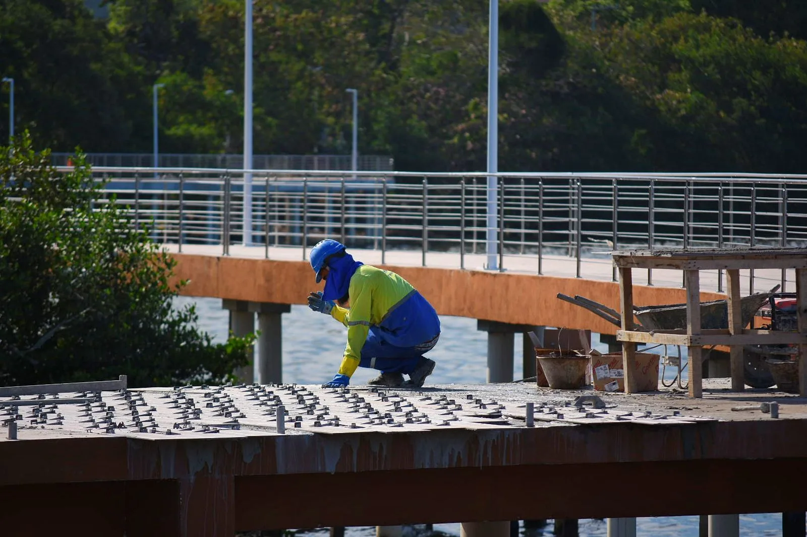 Obras da orla de Cariacica