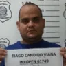 Foto: Thiago Cândido Viana, o Baé, em 2021, preso durante a Operação Sicário - Sesp
