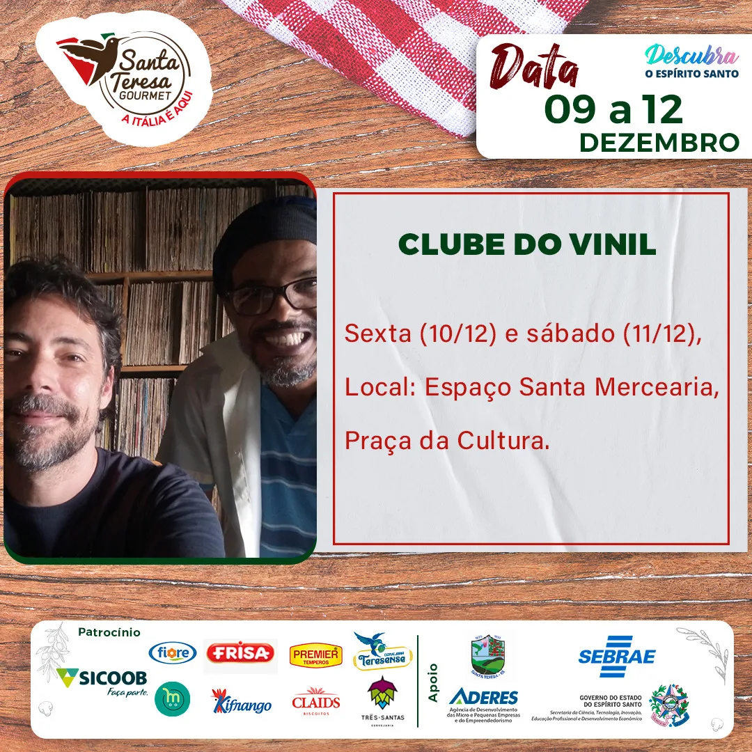 Programação Santa Teresa Gourmert