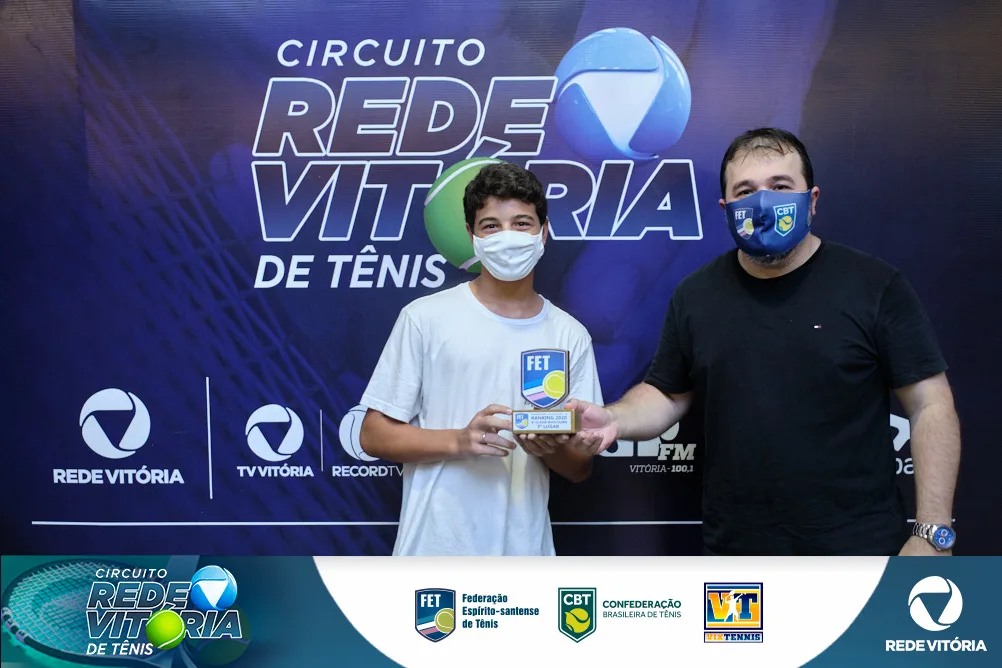 Premiação Circuito TV Vitória de Tênis