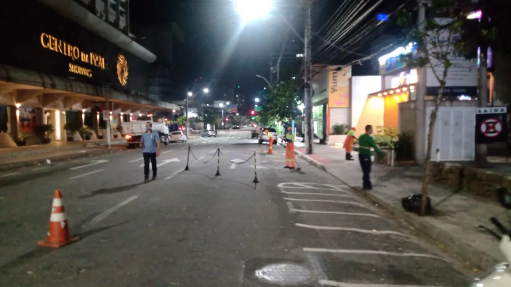 Queda de placa em Vitória