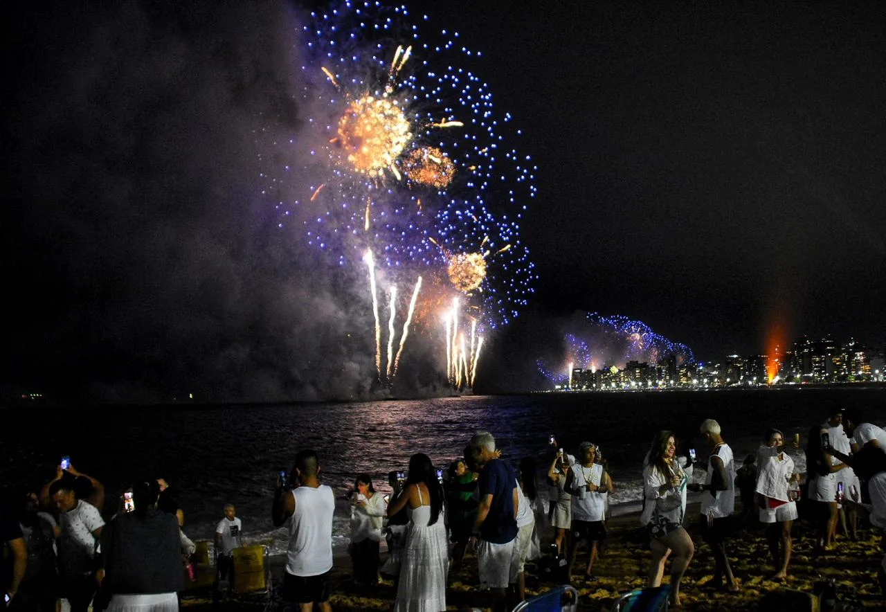 Queima de fogo em Vila Velha - Praia da Costa