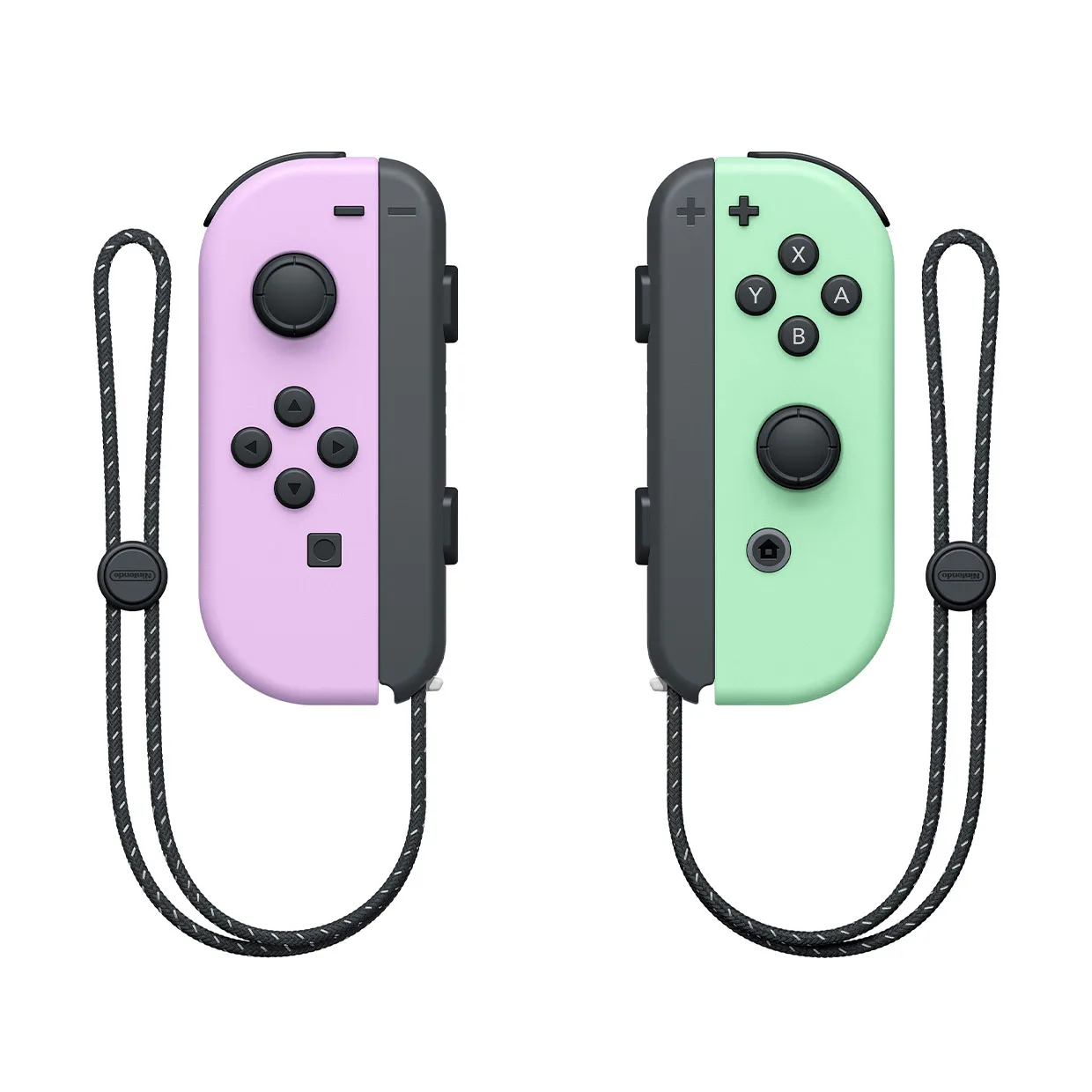 Versões em tons pastel do controle Joy-Con para o Nintendo Switch