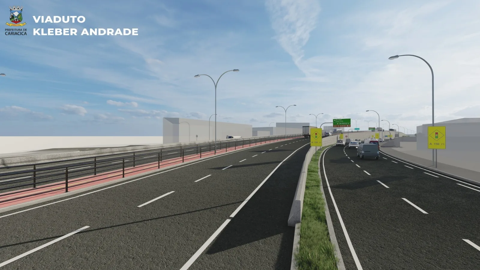 Obras do viaduto Mário Gurgel