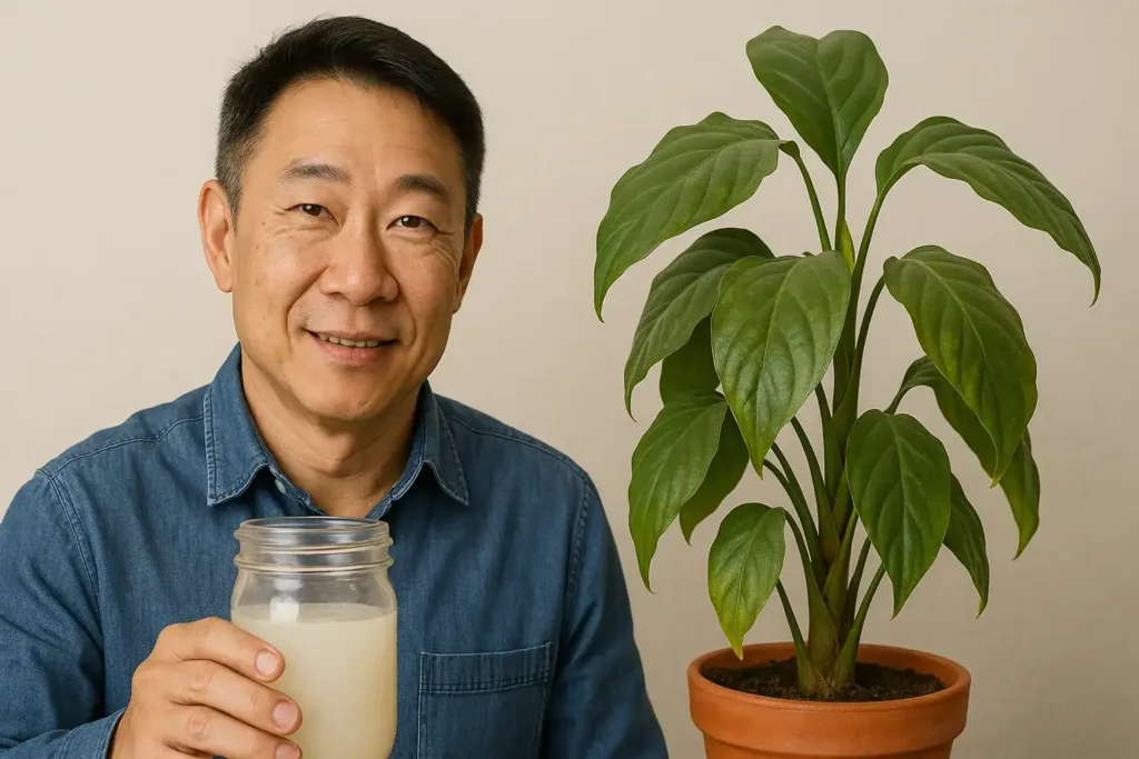 Como usar água do arroz para revitalizar plantas cansadas