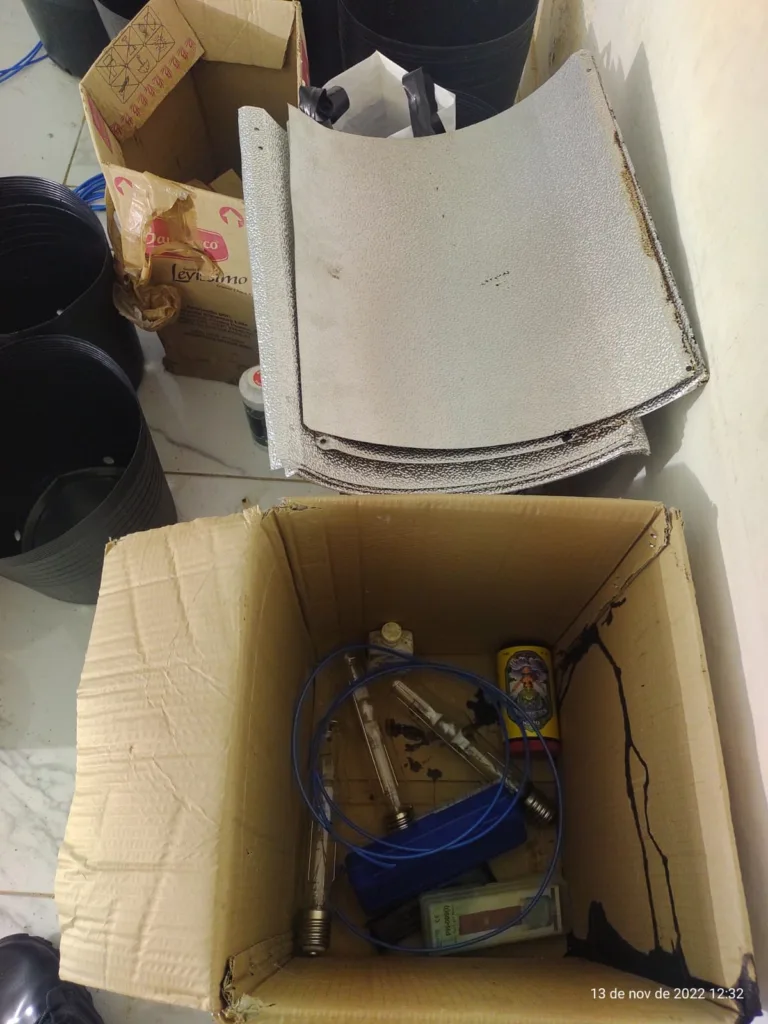 Mãe laboratório droga