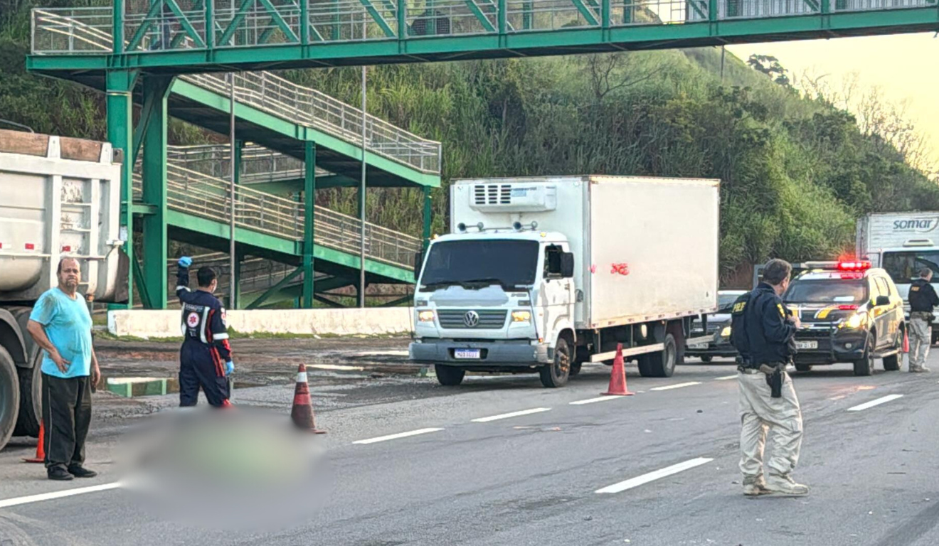 Acidente com morte na BR-262, em Viana