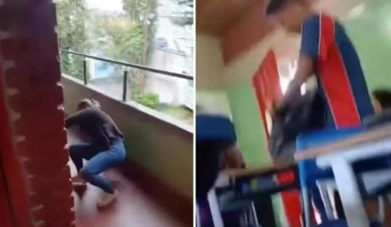 Aluno agride professora após ser repreendido por uso de celular em escola de BH