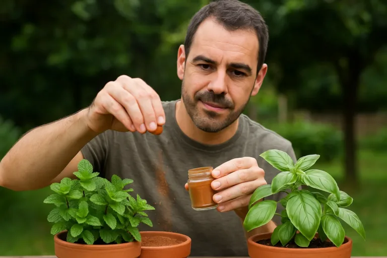1 colher de canela no vaso de plantas e os insetos somem