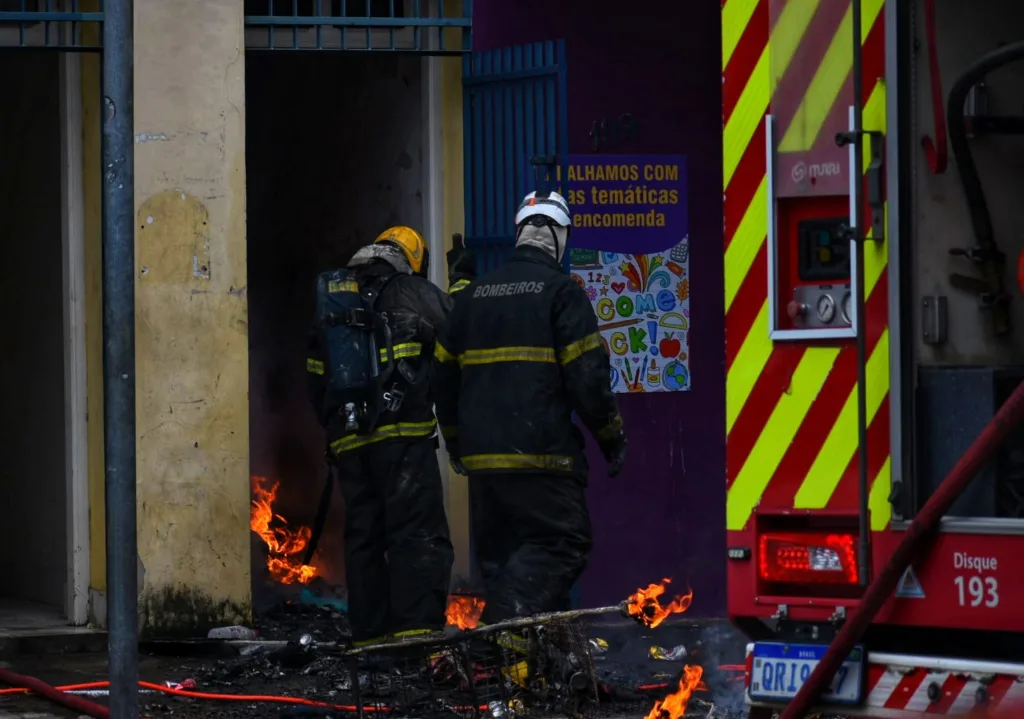 Incêndio no Centro de Vitória
