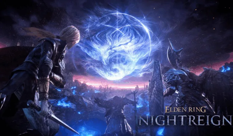 Executor empunhando katana amaldiçoada em Elden Ring: Nightreign