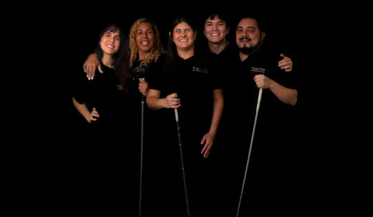 Atores do Teatrinho Cego