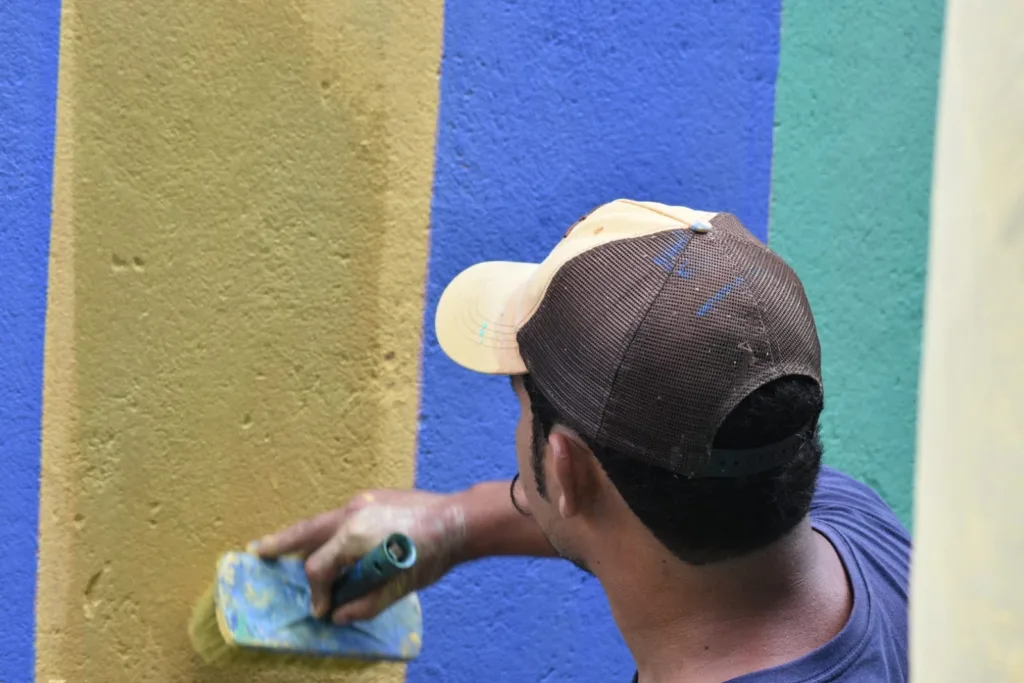 Pinturas da copa em São Benedito