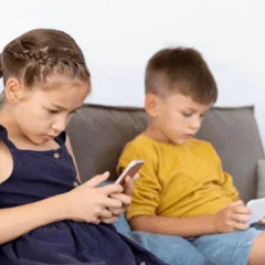 Relação entre uso do celular e crianças com ansiedade