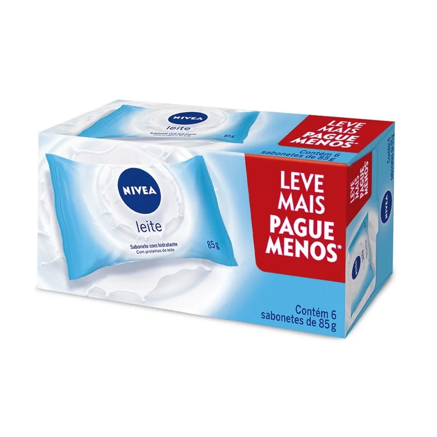 Sabonete Nívea Pague Mais Leve Menos 85g 6 Unidades