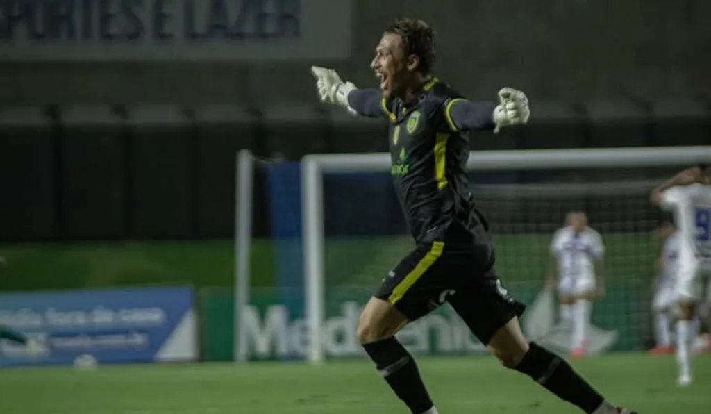 Série D do Brasileiro: Porto Vitória x Água Santa-SP. Kleber Andrade