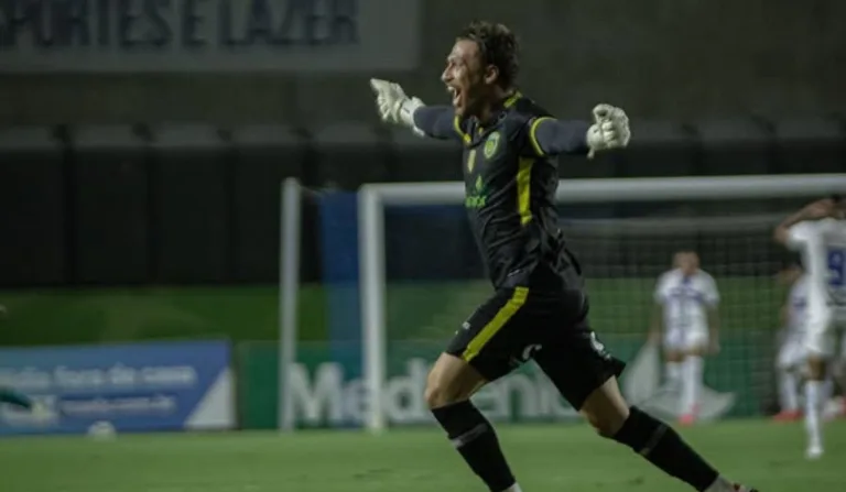 Série D do Brasileiro: Porto Vitória x Água Santa-SP. Kleber Andrade