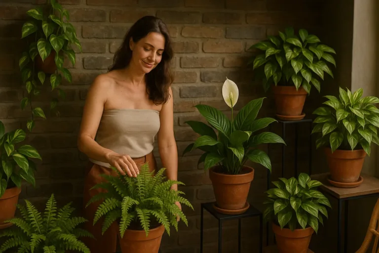 Como montar um jardim de sombra