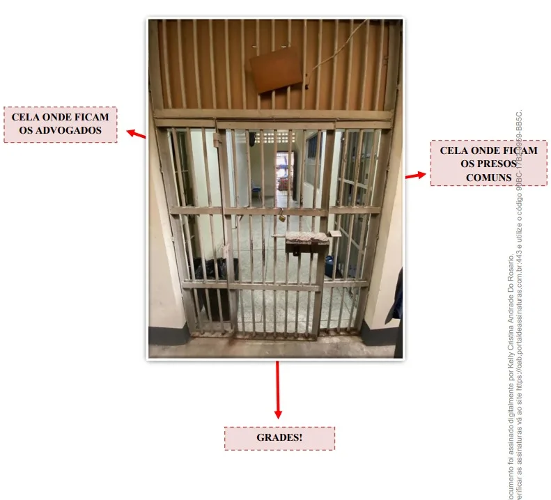 Advogados presos