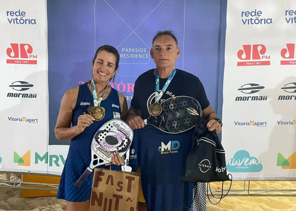 2º Vitória Open de Beach Tennis, praia de Camburi. Dia 1