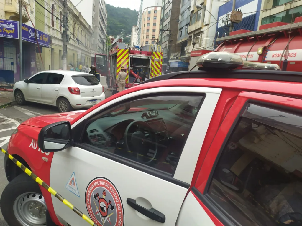 Incêndio no Centro de Vitória