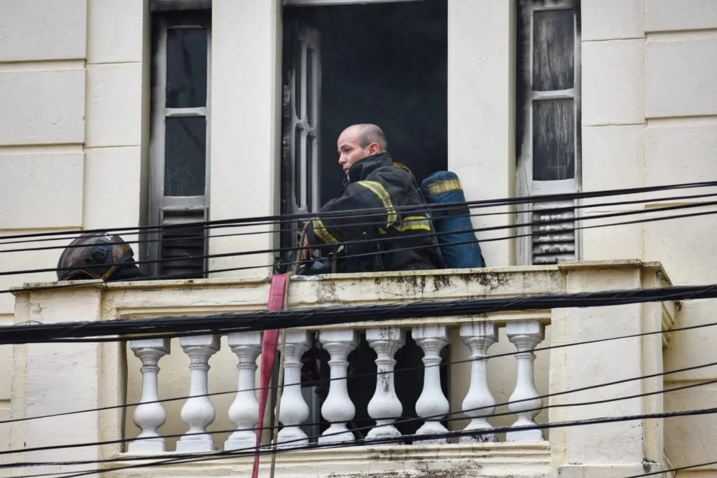 Incêndio no Centro de Vitória