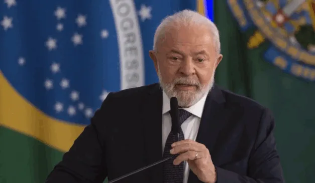 O presidente Luiz Inácio Lula da Silva