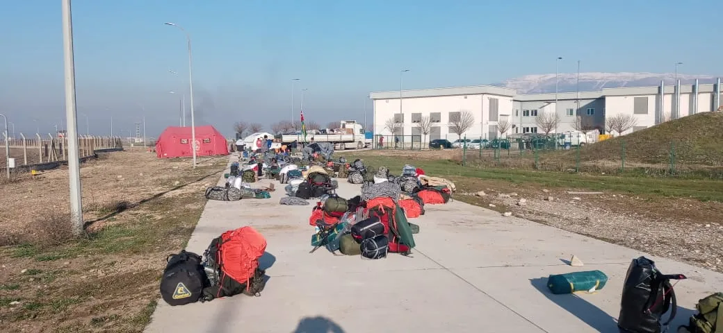 Bombeiros capixabas na Turquia