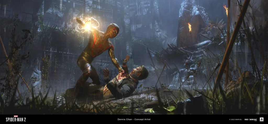 Spider-man 2 Artes Conteituais