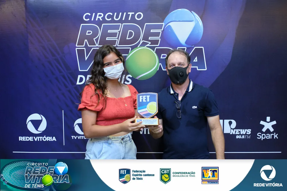 Premiação Circuito TV Vitória de Tênis