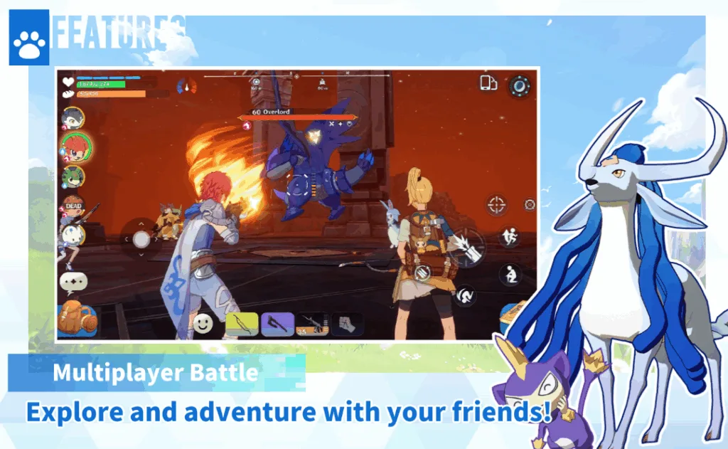 Miraibo GO promete desafiar Palworld e Pokemon nos celulares