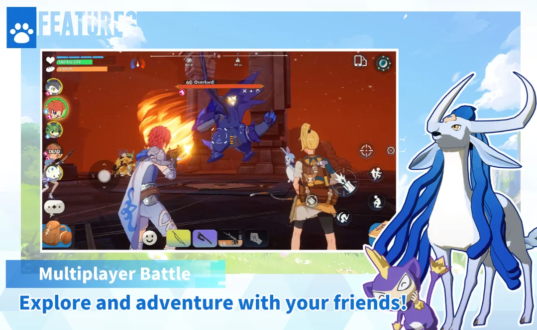 Miraibo GO promete desafiar Palworld e Pokemon nos celulares
