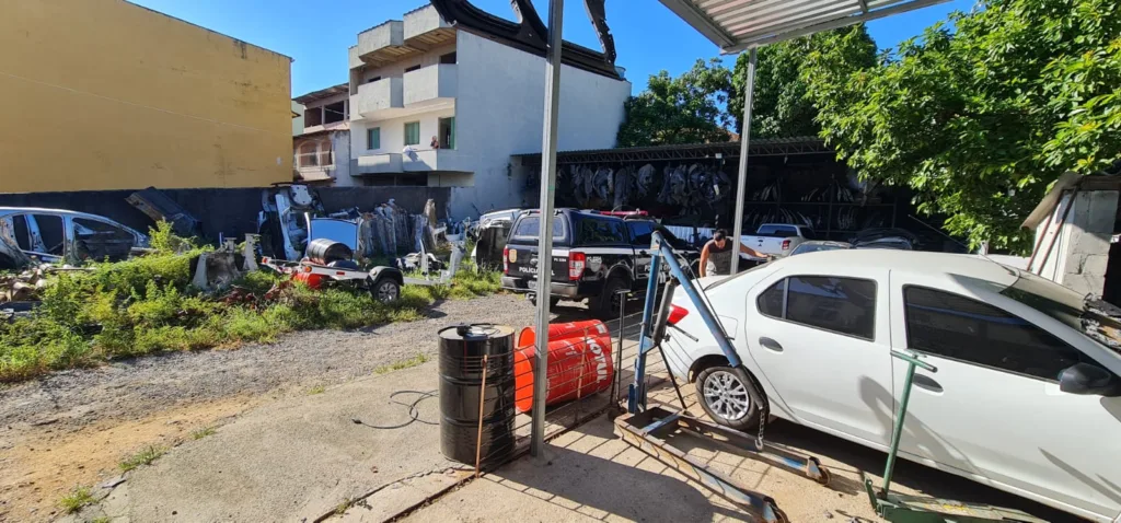 Peças de carro roubadas