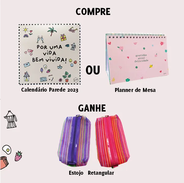 Fricote - compre gannhe estojo retangular