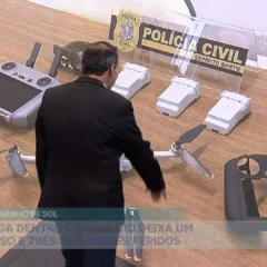 Drone de 10 mil reais é apreendido em Vila Velha por uso irregular