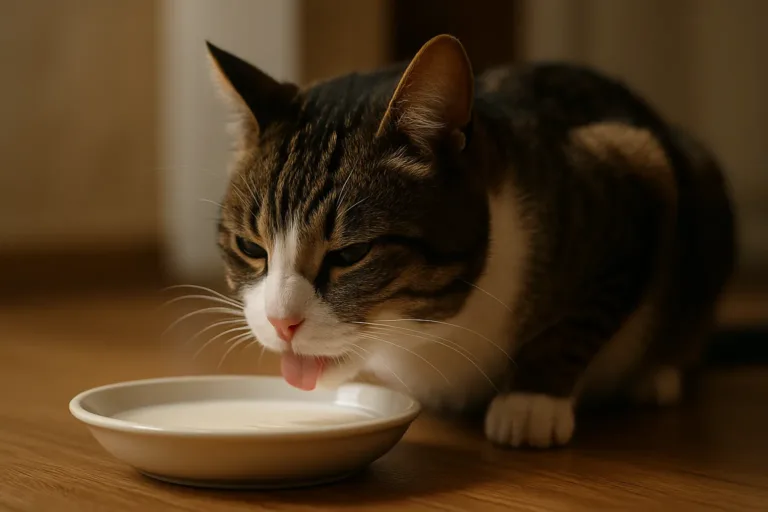 Gato pode beber leite?