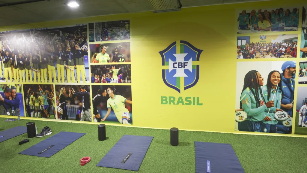 Amistoso Brasil x Colômbia, estádio Kleber Andrade. Tarciane
