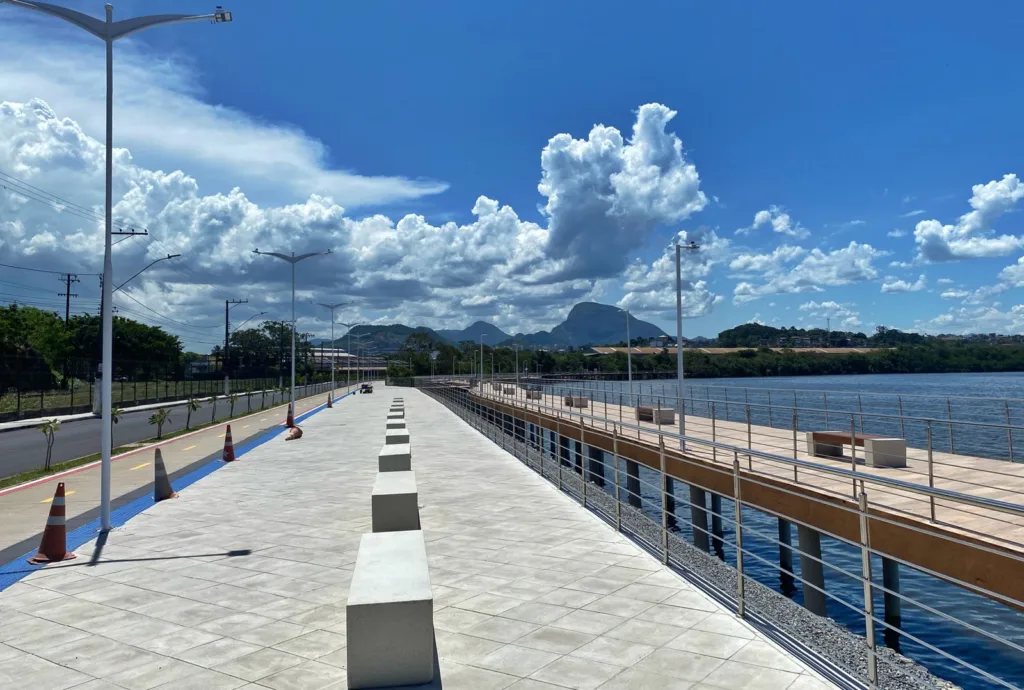 Orla de Cariacica - obras na reta final