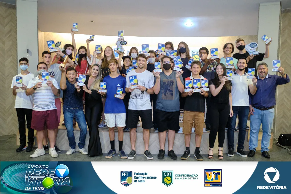 Premiação Circuito TV Vitória de Tênis