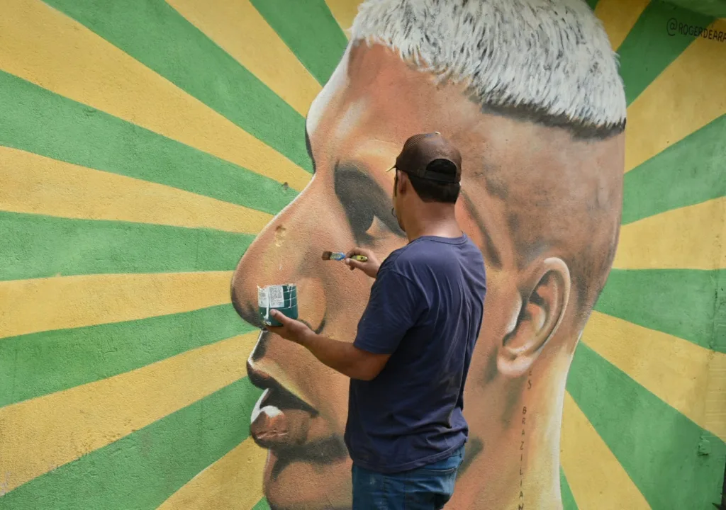 Pinturas da copa em São Benedito