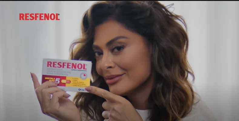 Resfenol lança nova campanha com participação da atriz Juliana Paes Resfenol lança nova campanha com participação da atriz Juliana Paes
