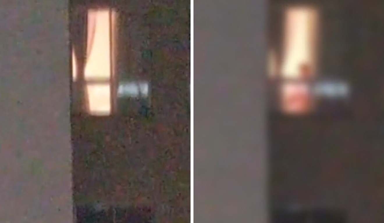 Homem fazendo gestos obscenos janela condomínio Serra