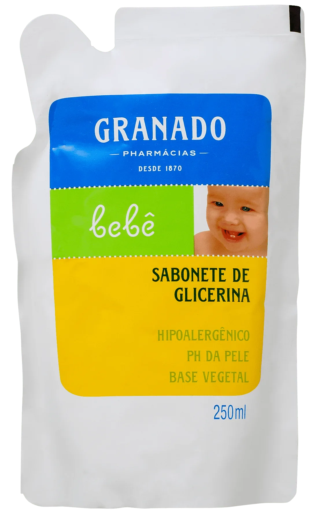 granado bebe glicerina sabonete liquido refil 250ml