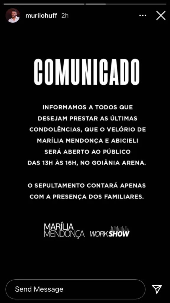 Murilo Huff Redes Sociais