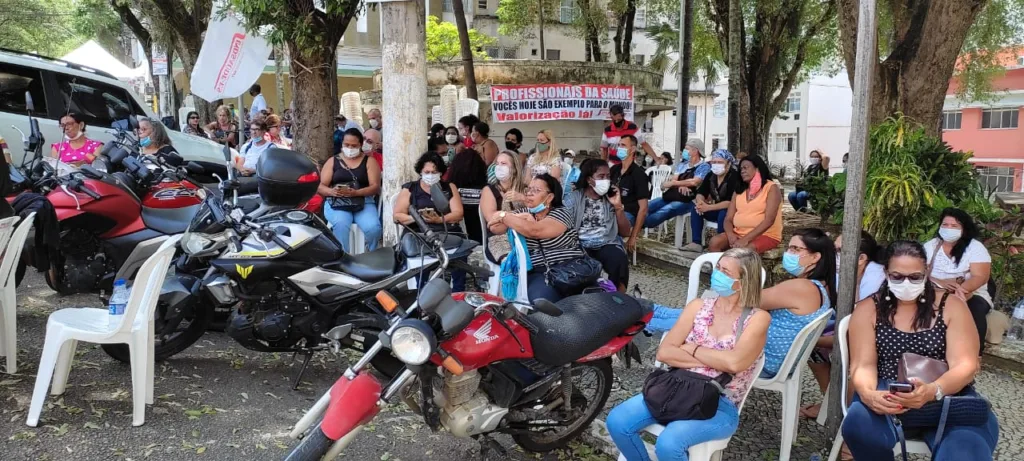 protesto saude