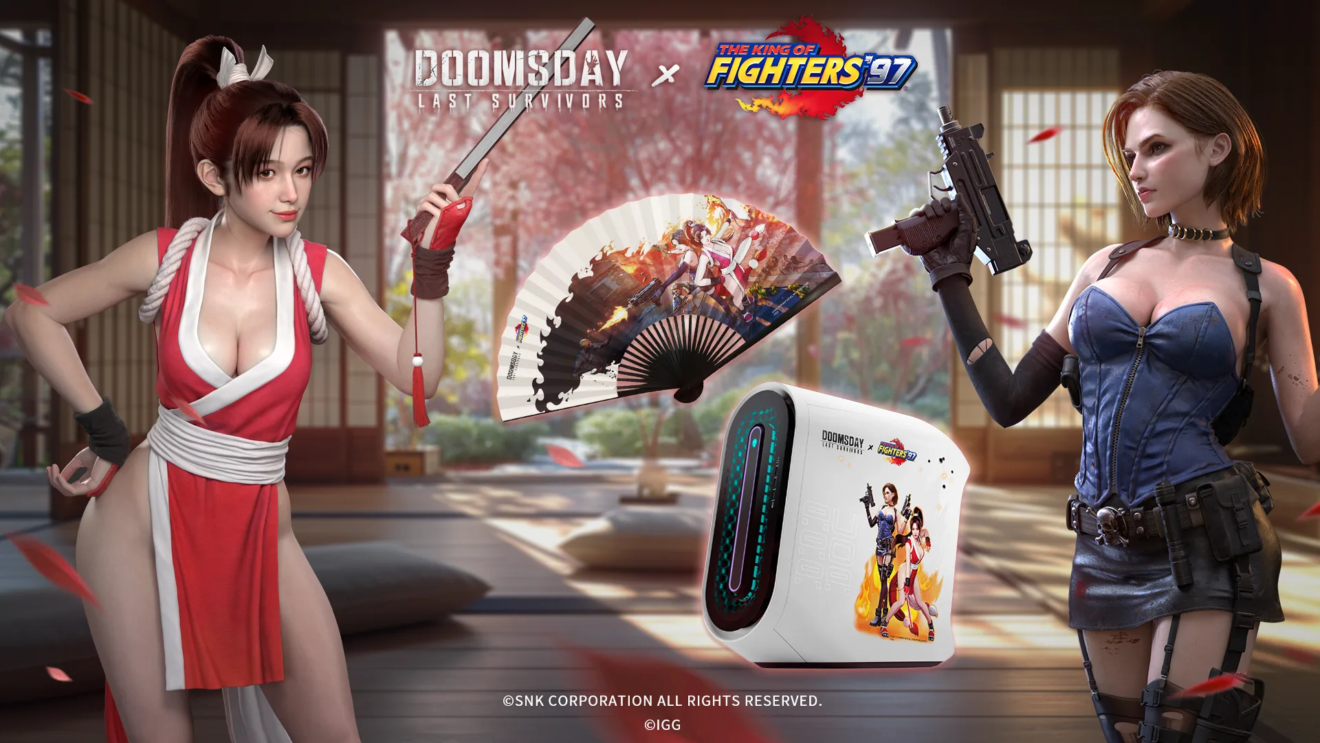 Mai Shiranui enfrenta o apocalipse zumbi em Doomsday Last Survivors
