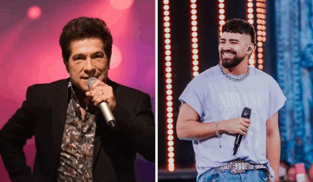 Daniel e Dilsinho se apresentam em Viana (Foto: Reprodução/Instagram)