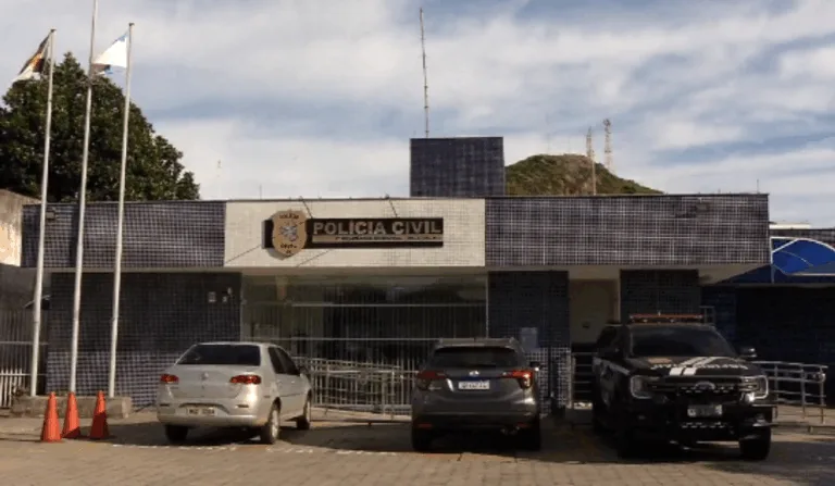 Delegacia Regional de Vila Velha. Foto: Reprodução/TV Vitória