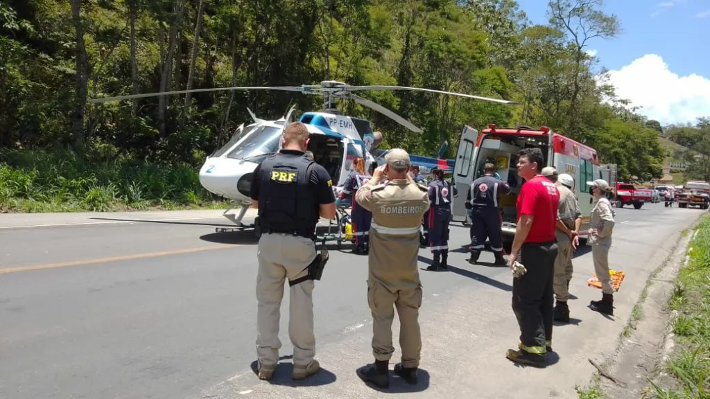 Idoso, duas crianças e mulher ficam feridos em acidente - Marechal Floriano