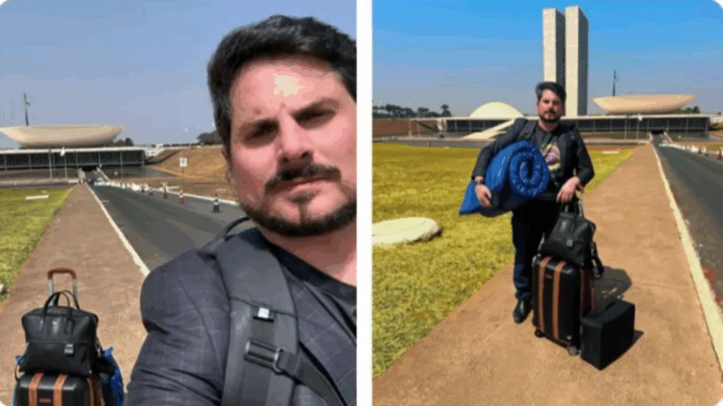 Marcos do Val dorme no Senado